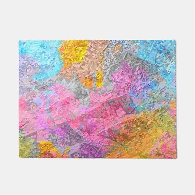 Felpudo Colores abstractos (Anverso)