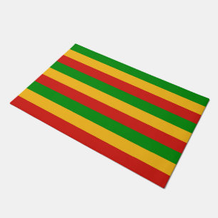 Felpudo COLORES DE LA BANDERA RASTAFARI + tus ideas