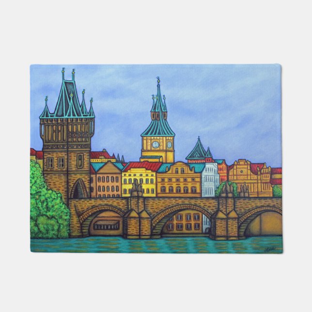Felpudo Colores de Praga Doormat (Anverso)