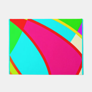 Felpudo Colorido Abstract Patterns Art