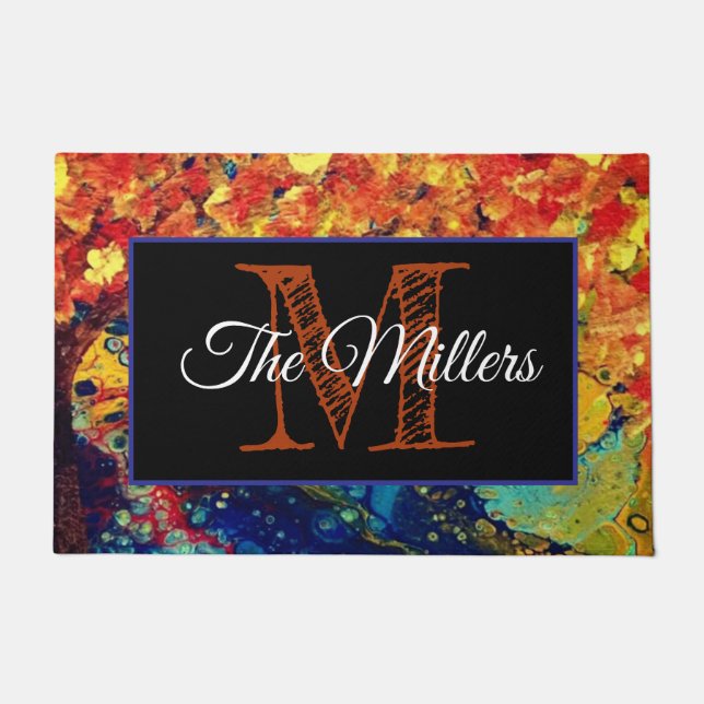 Felpudo Colorido doormat personalizado (Anverso)