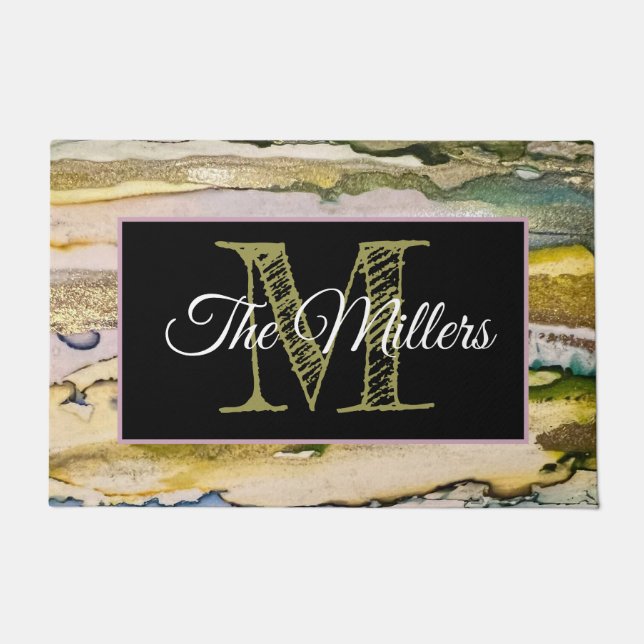 Felpudo Colorido doormat personalizado (Anverso)