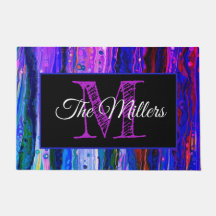 Colorido doormat personalizado