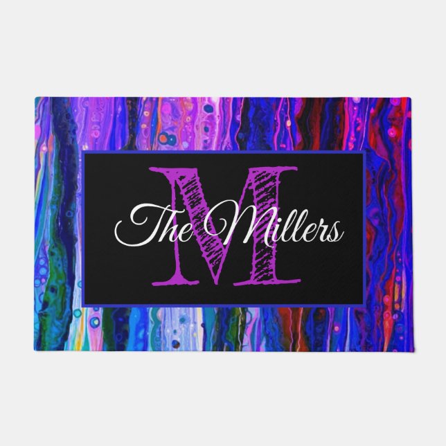 Felpudo Colorido doormat personalizado (Anverso)