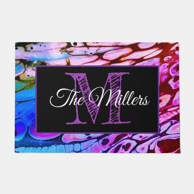 Felpudo Colorido doormat personalizado (Anverso)