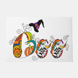 FELPUDO COLORIDO HALLOWEEN BOO DICIENDO