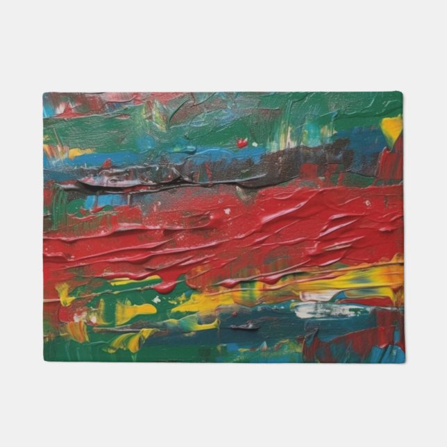 Felpudo Colorido pintado (Anverso)