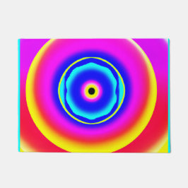 Felpudo Coloridos Patrones dibujados a mano Estilo de arte