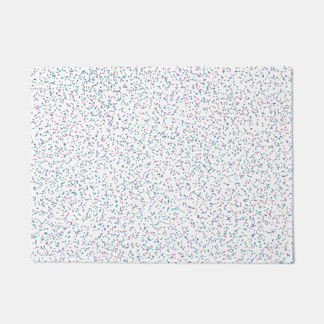 Felpudo Coloridos puntos de primavera (Anverso)