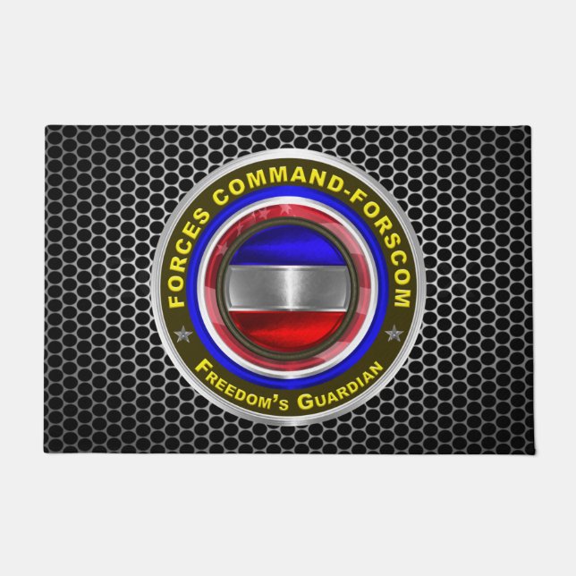 Felpudo Comando de Fuerzas del Ejército FORSCOM  (Anverso)