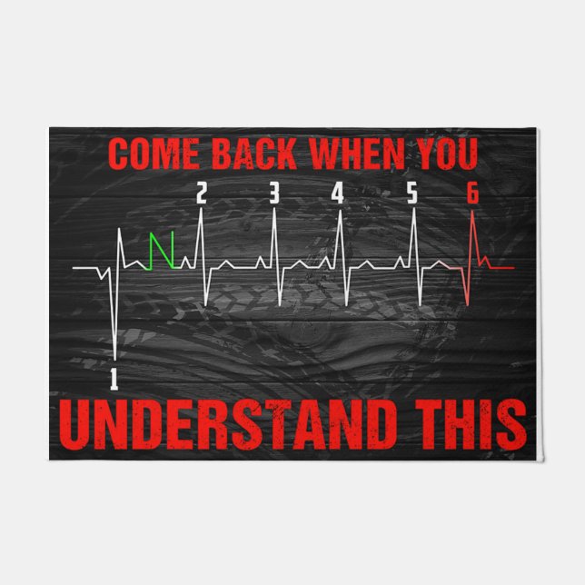 Felpudo Come Back When You Understand This (Anverso)