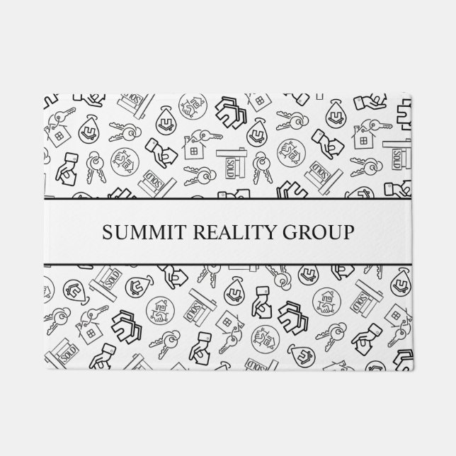 Felpudo Comercialización de código QR de propiedades inmob (Anverso)