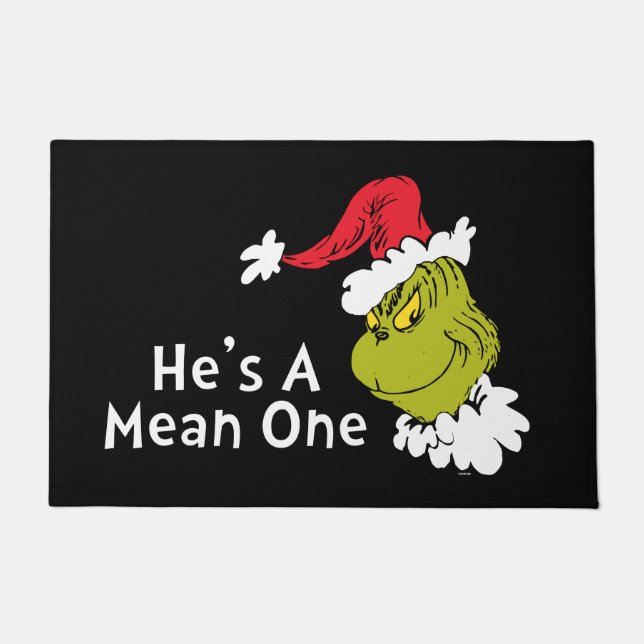 Felpudo Cómo se robaron los Navidades Grinch | Él es malo (Anverso)