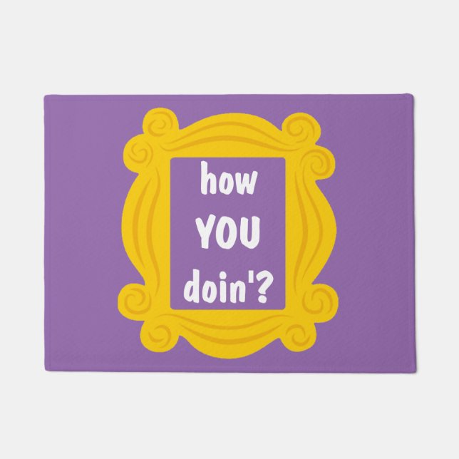 Felpudo cómo usted doormat del doin'? (Anverso)