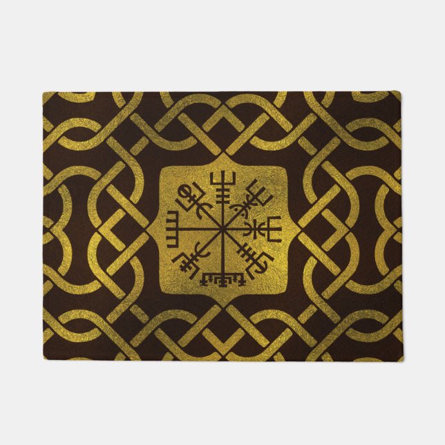Felpudo Compás de la navegación de Vegvisir - de Viking (Anverso)