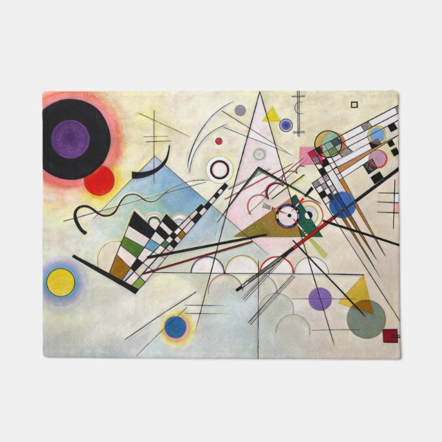 Felpudo Composición 8 Wassily Kandinsky (Anverso)