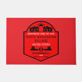 Felpudo Comunidades de casas pequeñas editables