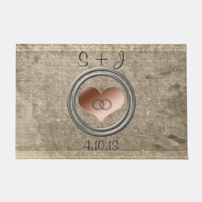 Felpudo Con este anillo de Shirley Taylor (Anverso)