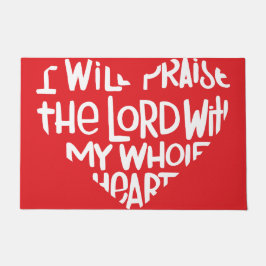 Felpudo Con todo mi corazón