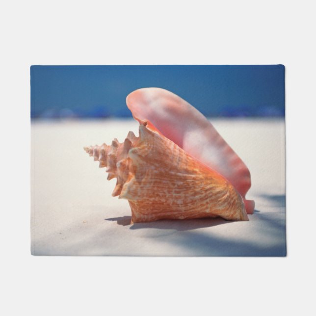 Felpudo Concha Shell en la playa 2 (Anverso)