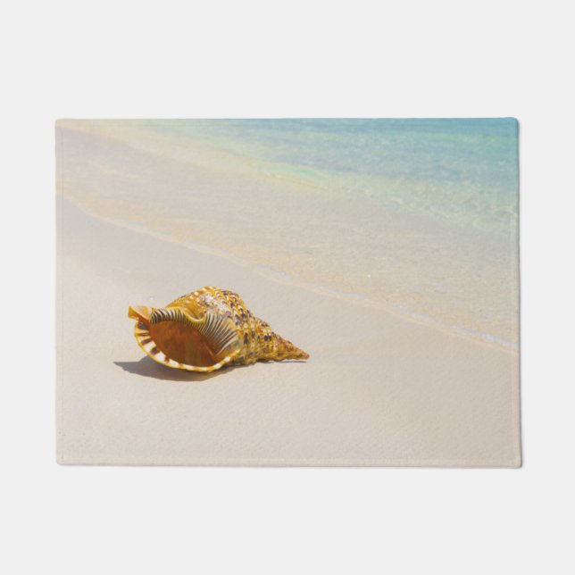 Felpudo Concha Shell en la playa 3 (Anverso)
