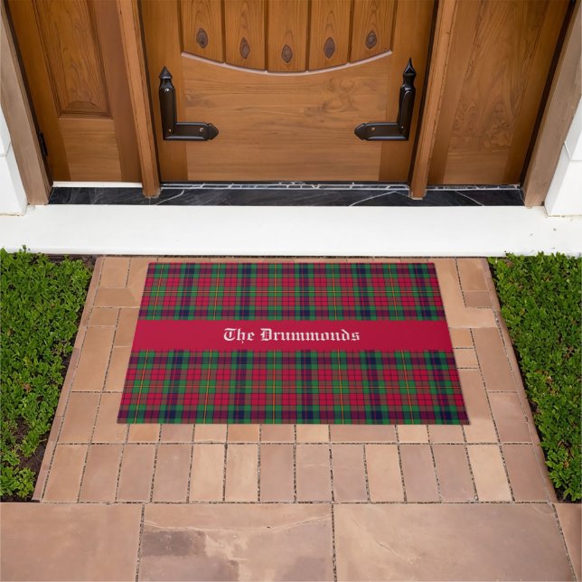 Felpudo Condado de Clare Tartan Personalizable (Exterior)