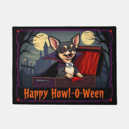 Felpudo Conde Chihuahua Feliz Howl-O-Ween
