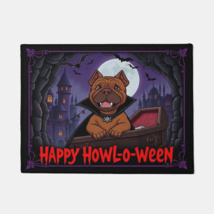 Felpudo Conde Shar Pei Feliz Día de Brujas