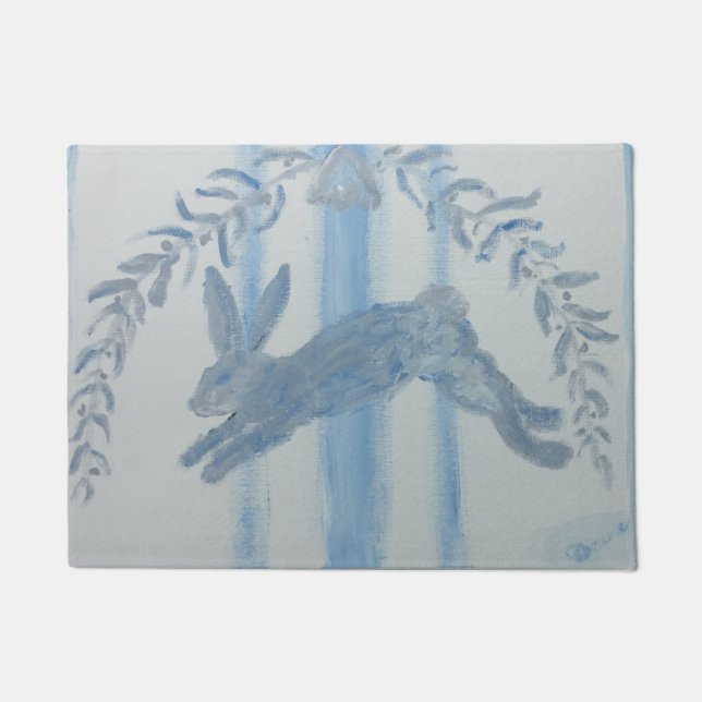 Felpudo Conejo de conejo de conejo de campo francés (Anverso)