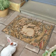 Conejo de la Vintage al estilo taapiz medieval