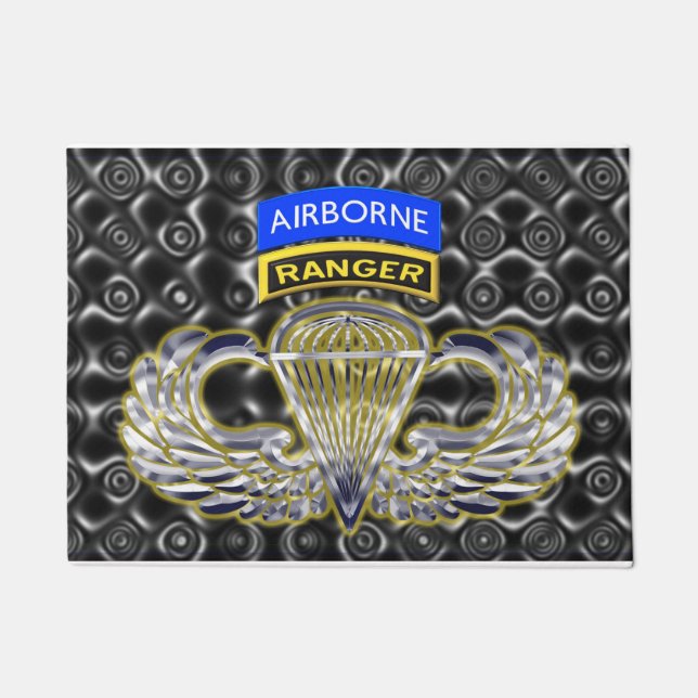 Felpudo Conmemorativo de un Ranger Aéreo Diseñado Especial (Anverso)