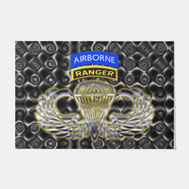 Felpudo Conmemorativo del Ranger Aéreo Diseñado Especialme (Anverso)