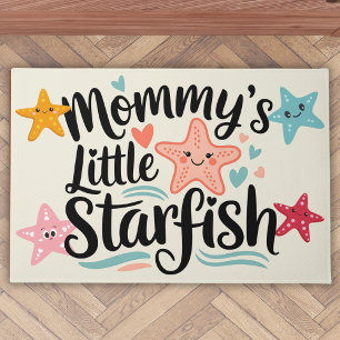 Felpudo Conmovedora Pequeña Estrella de Mar de Mamá