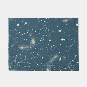 Felpudo Constelación celeste - Noche estrellada (2)
