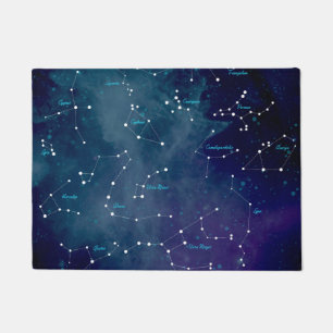 Felpudo Constelaciones de Mapa Celeste Astronomía