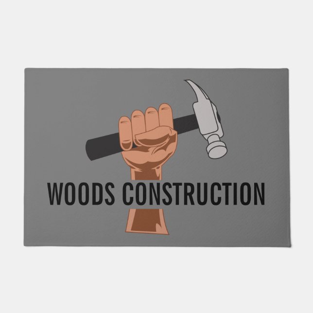 Felpudo Construcción/Construcción personalizada (Anverso)