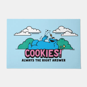 Felpudo Cookie Monster   Cookies Siempre la respuesta corr
