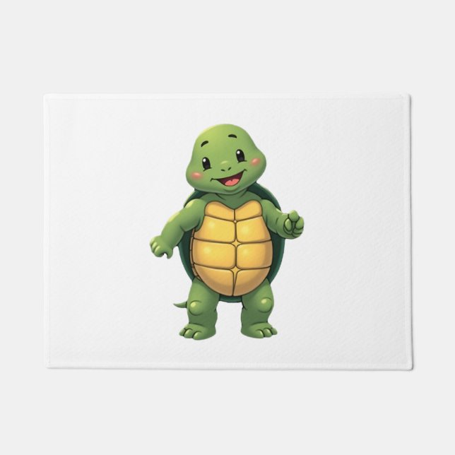 Felpudo Cool Headless Turtle Halloween Costume _ Funny Laz (Anverso)