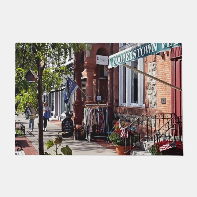 Felpudo Cooperstown NY - Calle Principal Cerca De Hoffman  (Anverso)