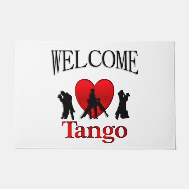 Felpudo Corazón del tango (Anverso)