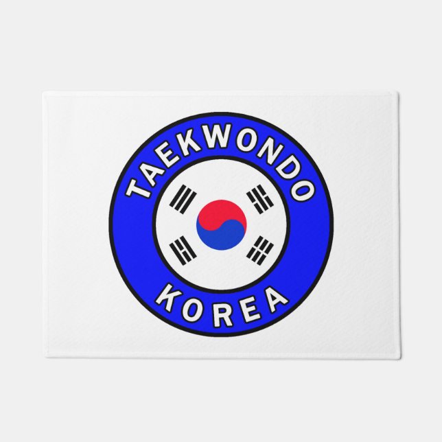 Felpudo Corea del Taekwondo (Anverso)