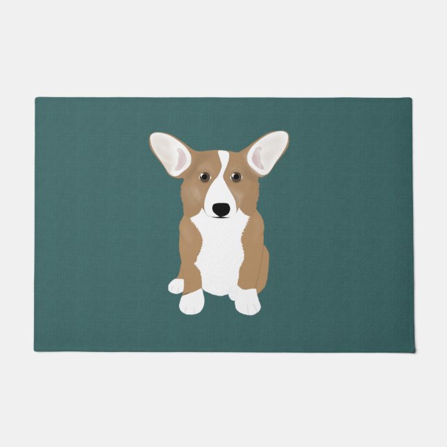 Felpudo Corgi Doormat (Anverso)