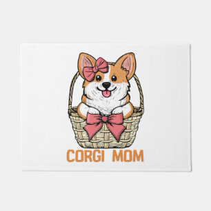 Felpudo Corgi Mom Dog Dueña Regalo Mujeres Corgi Madre Cor