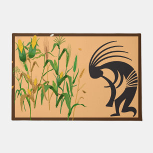 Felpudo Cornfield Springtime Kokopelli Doormat