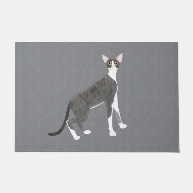 Felpudo Cornish Rex Doormat (Anverso)