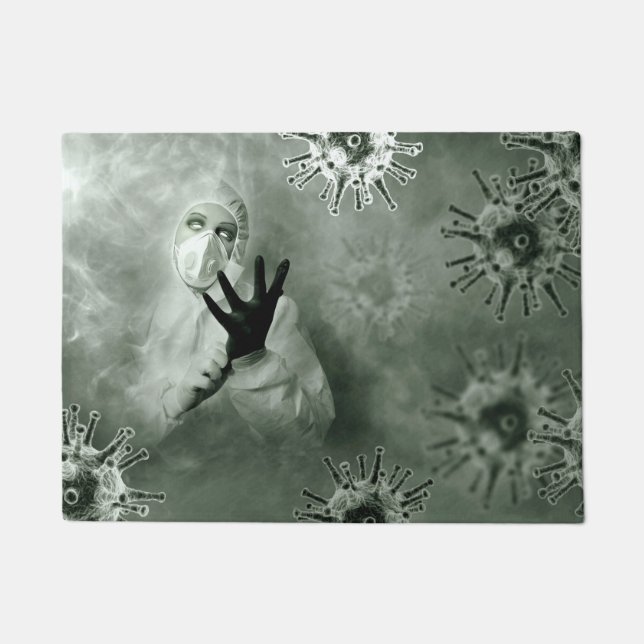 Felpudo Coronavirus Nurse (Anverso)
