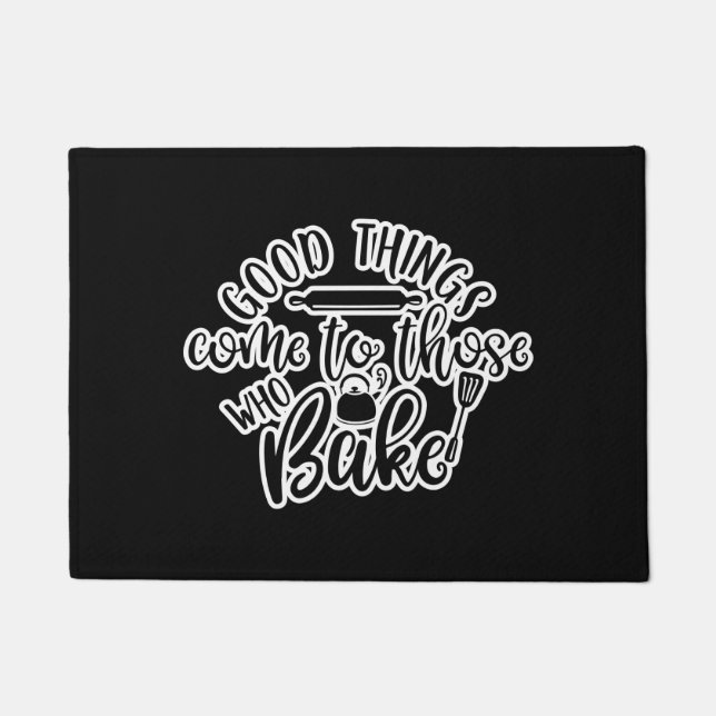 Felpudo Cosas Buenas Vienen A Los Que Hacen (Anverso)