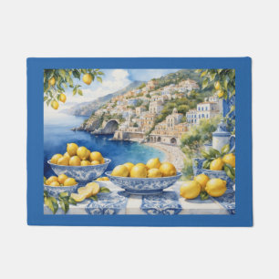 Felpudo Costa Amalfi Lemon Blue Italia
