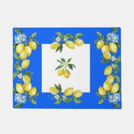 Felpudo Costa de Amalfi Lemons Ocean Blue