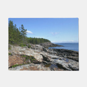 Felpudo Costa de la isla Bar en el Parque Nacional Acadia